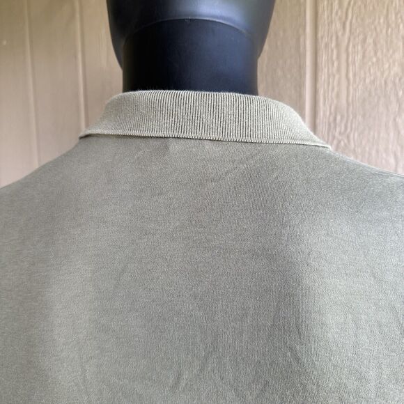 Polo Ralph Lauren Shirt Mens Size Large Short Sleeve Button Up Polo Olive Green - Picture 6 of 7